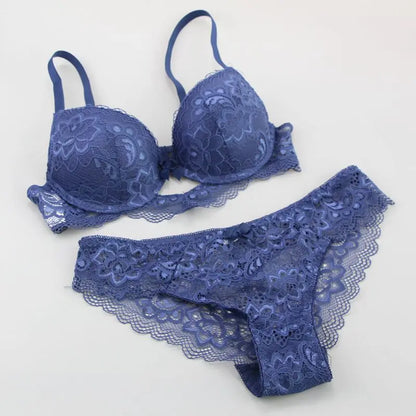 2022 neue Spitze Bohrer Bhs Set Frauen Plus Größe Push-Up Unterwäsche 34/75 36/80 38/85 40/90 42/95 ABCD Tasse Für weibliche Dessous So ist Leben