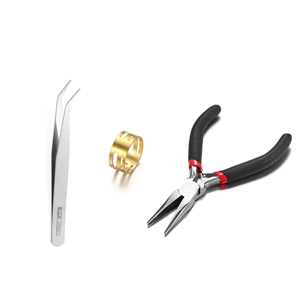 Legierung Zubehör Schmuck Erkenntnisse Set Reparatur Werkzeuge Karabinerverschluss Offene Biegeringe Ohrring Haken für DIY Schmuck Machen Liefert So ist Leben