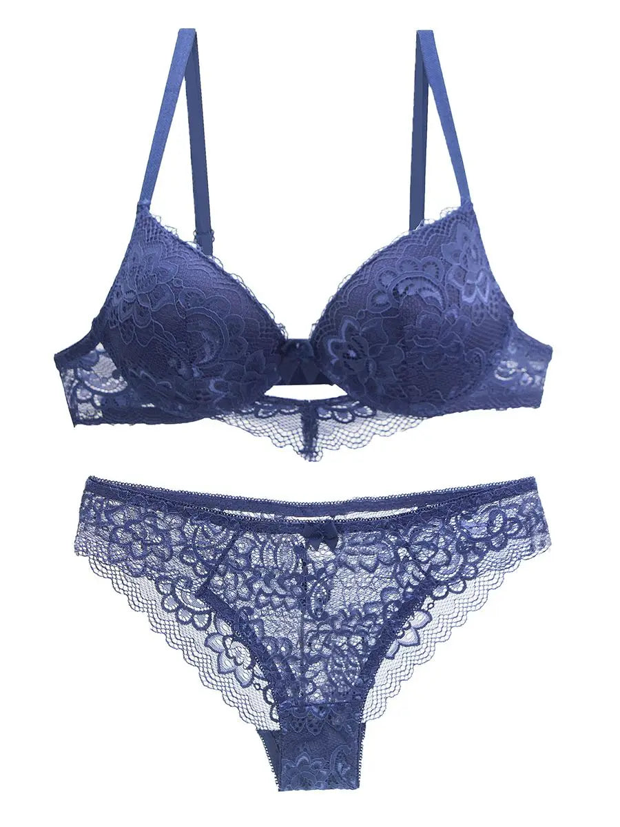 2022 neue Spitze Bohrer Bhs Set Frauen Plus Größe Push-Up Unterwäsche 34/75 36/80 38/85 40/90 42/95 ABCD Tasse Für weibliche Dessous So ist Leben
