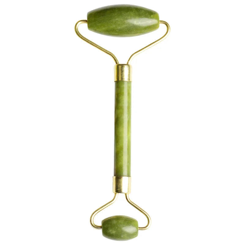 2 stücke Jade Massagegeräte Für Gesicht Körper Gua Sha Schaber Schönheit Gesichts Roller Set Natürliche Gouache Stein Massage Abnehmen Hautpflege heben So ist Leben