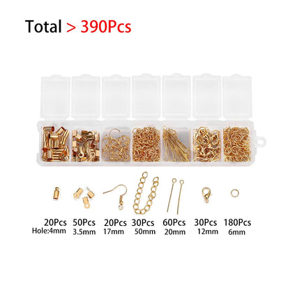 Legierung Zubehör Schmuck Erkenntnisse Set Reparatur Werkzeuge Karabinerverschluss Offene Biegeringe Ohrring Haken für DIY Schmuck Machen Liefert So ist Leben
