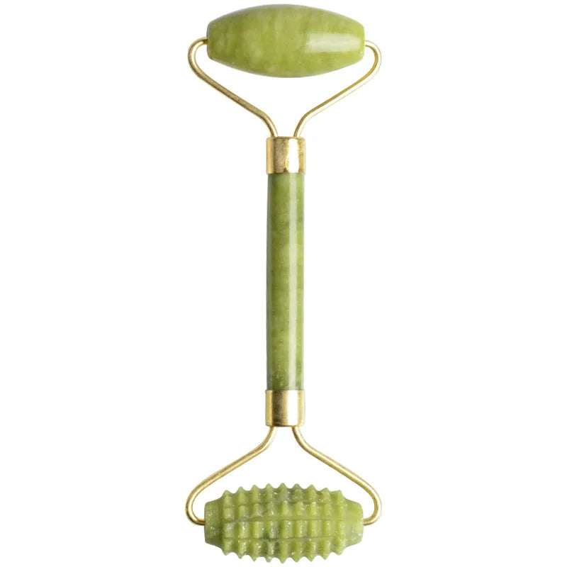 2 stücke Jade Massagegeräte Für Gesicht Körper Gua Sha Schaber Schönheit Gesichts Roller Set Natürliche Gouache Stein Massage Abnehmen Hautpflege heben So ist Leben