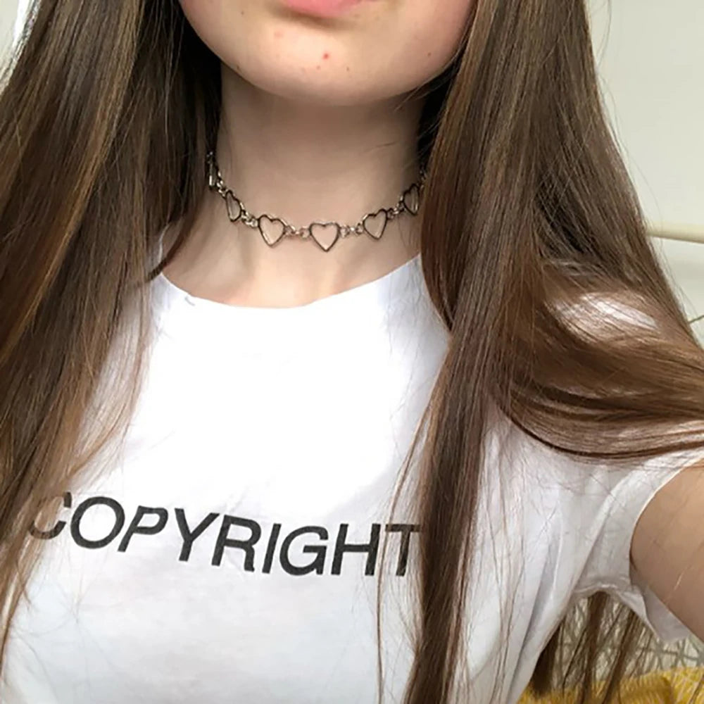 Neue Vintage-Mode Gold-platte Herz-form Multilevel Kette Anhänger Halsketten Für Frauen Halskette Weibliche Boho Schmuck Geschenk So ist Leben