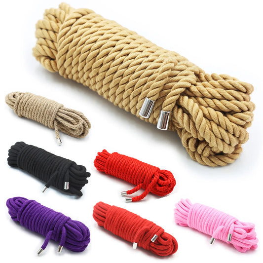 Hochwertiges japanisches Bondage-Seil, erotisches Shibari-Zubehör zum Binden von Bindemittel, Zurückhaltung zum Binden, lustiges Sklaven-Rollenspiel So ist Leben