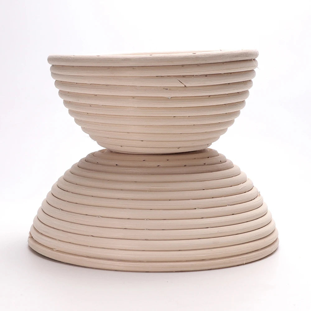 Proofing-Korb, Brot-Proofing-Korb + Leinen-Liner-Tuch für Profis und zu Hause