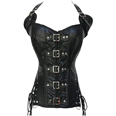 X Neue Steampunk Stahl Ohne Knochen Lace up Zurück Sexy Körper Bustier Vollbrust Korsett Frauen Taille Cincher Korsetts Schwarz Plus Größe S-6XL So ist Leben