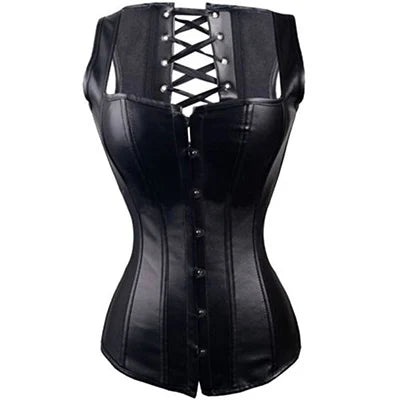 X Neue Steampunk Stahl Ohne Knochen Lace up Zurück Sexy Körper Bustier Vollbrust Korsett Frauen Taille Cincher Korsetts Schwarz Plus Größe S-6XL So ist Leben