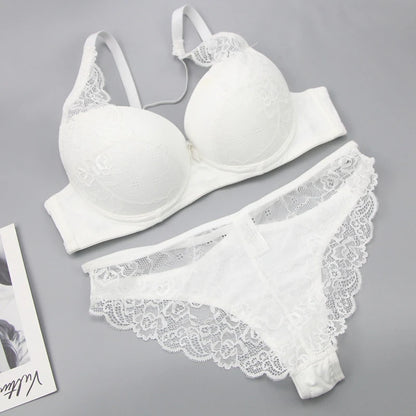 Nouvell Nahtlose Frauen Unterwäsche Sexy Spitze Push-Up Bralette Abschnitt Atmungs Weibliche Große Bh Sets Plus Größe Dessous So ist Leben