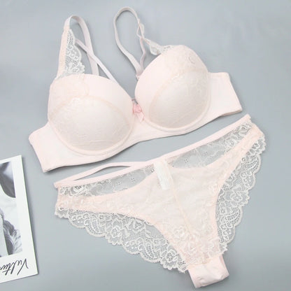 Nouvell Nahtlose Frauen Unterwäsche Sexy Spitze Push-Up Bralette Abschnitt Atmungs Weibliche Große Bh Sets Plus Größe Dessous So ist Leben