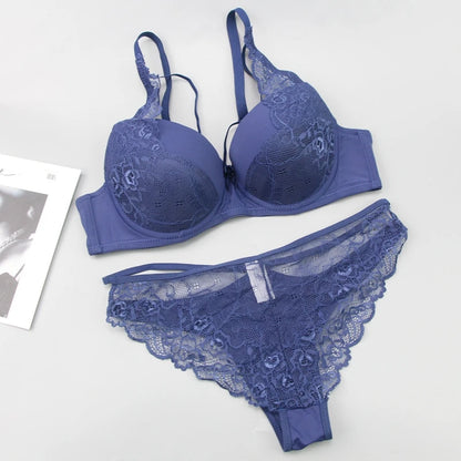 Nouvell Nahtlose Frauen Unterwäsche Sexy Spitze Push-Up Bralette Abschnitt Atmungs Weibliche Große Bh Sets Plus Größe Dessous So ist Leben