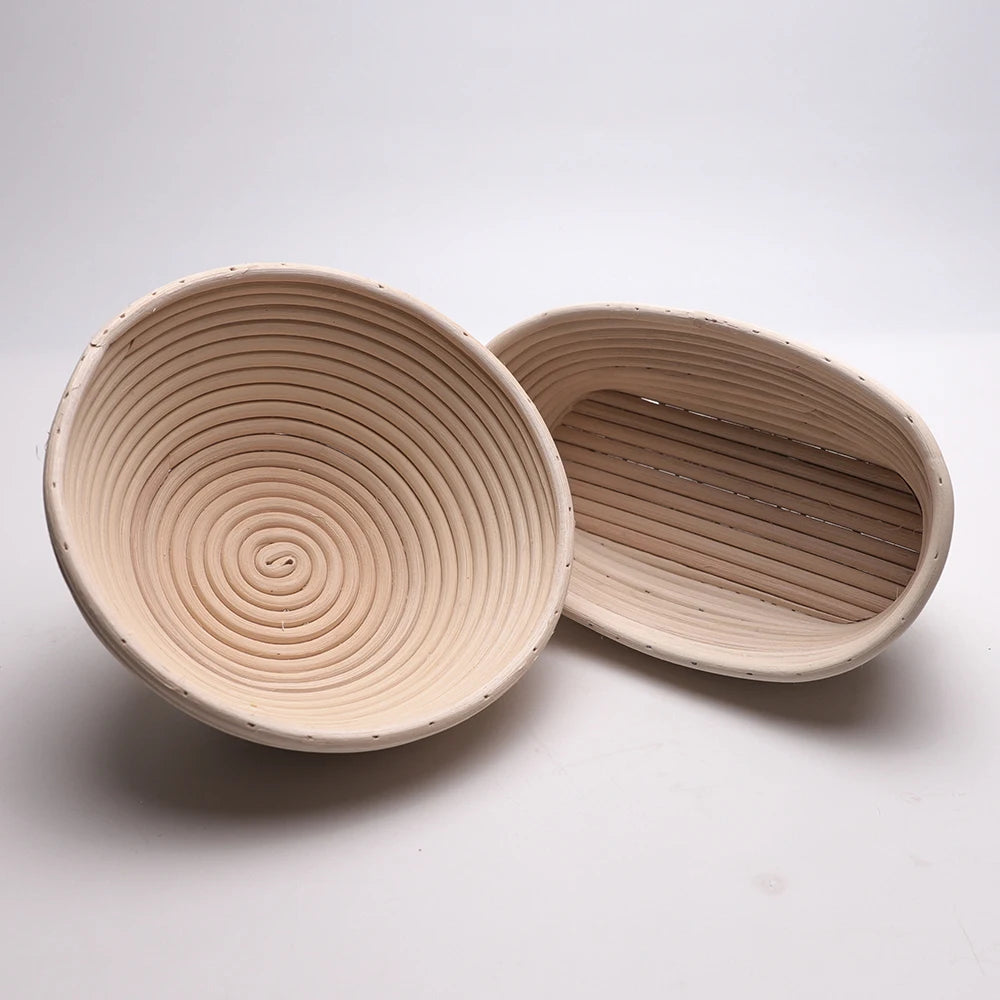 Proofing-Korb, Brot-Proofing-Korb + Leinen-Liner-Tuch für Profis und zu Hause