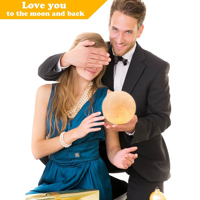 ZK20 LED Nachtlicht 3D Druck Mond Lampe Wiederaufladbare Farbe Ändern 3D Licht Touch Mond Lampe kinder Lichter für Dropshipping So ist Leben