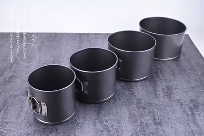 Rundes Edelstahl‑Kuchenform‑Set für kreatives Backen So ist Leben