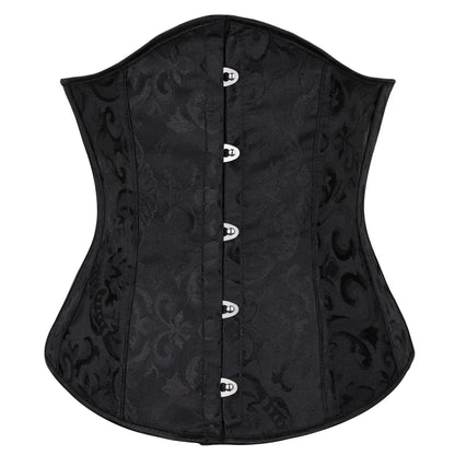 Unterbrustkorsett Floral Push Up Boned Bustier Gothique Korsett für Frauen Front Busk Gorset Korse Sexy Frauen Gothic Korsett So ist Leben