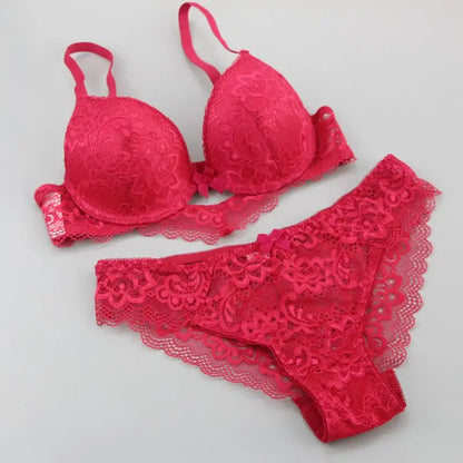 2022 neue Spitze Bohrer Bhs Set Frauen Plus Größe Push-Up Unterwäsche 34/75 36/80 38/85 40/90 42/95 ABCD Tasse Für weibliche Dessous So ist Leben