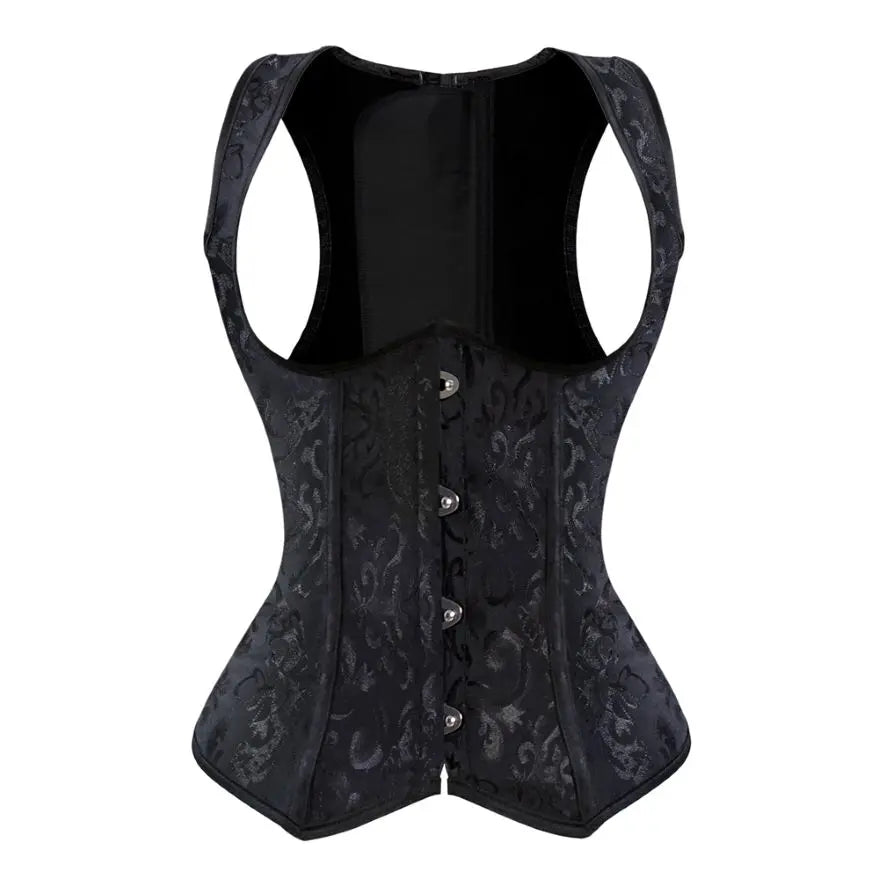 Gothic Sexy Straps Unterbrust Korsett Weste Spitze Oben Ohne Knochen Taille Trainer Abnehmen Korsett Bustier Dessous Top Plus Größe S-6XL So ist Leben