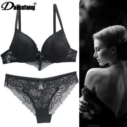 2022 neue Spitze Bohrer Bhs Set Frauen Plus Größe Push-Up Unterwäsche 34/75 36/80 38/85 40/90 42/95 ABCD Tasse Für weibliche Dessous So ist Leben