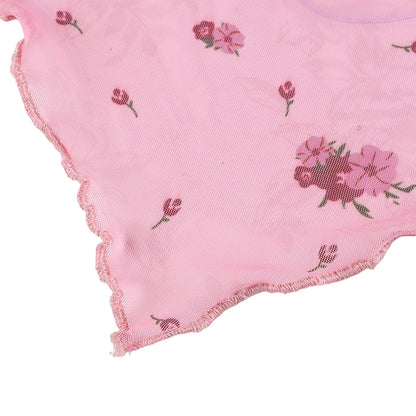 Neckholder‑Top mit floralem Print - So ist Leben