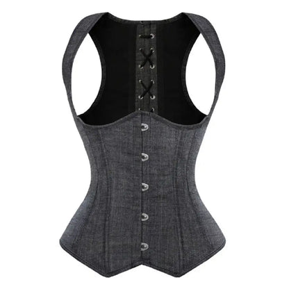 Gothic Sexy Straps Unterbrust Korsett Weste Spitze Oben Ohne Knochen Taille Trainer Abnehmen Korsett Bustier Dessous Top Plus Größe S-6XL So ist Leben