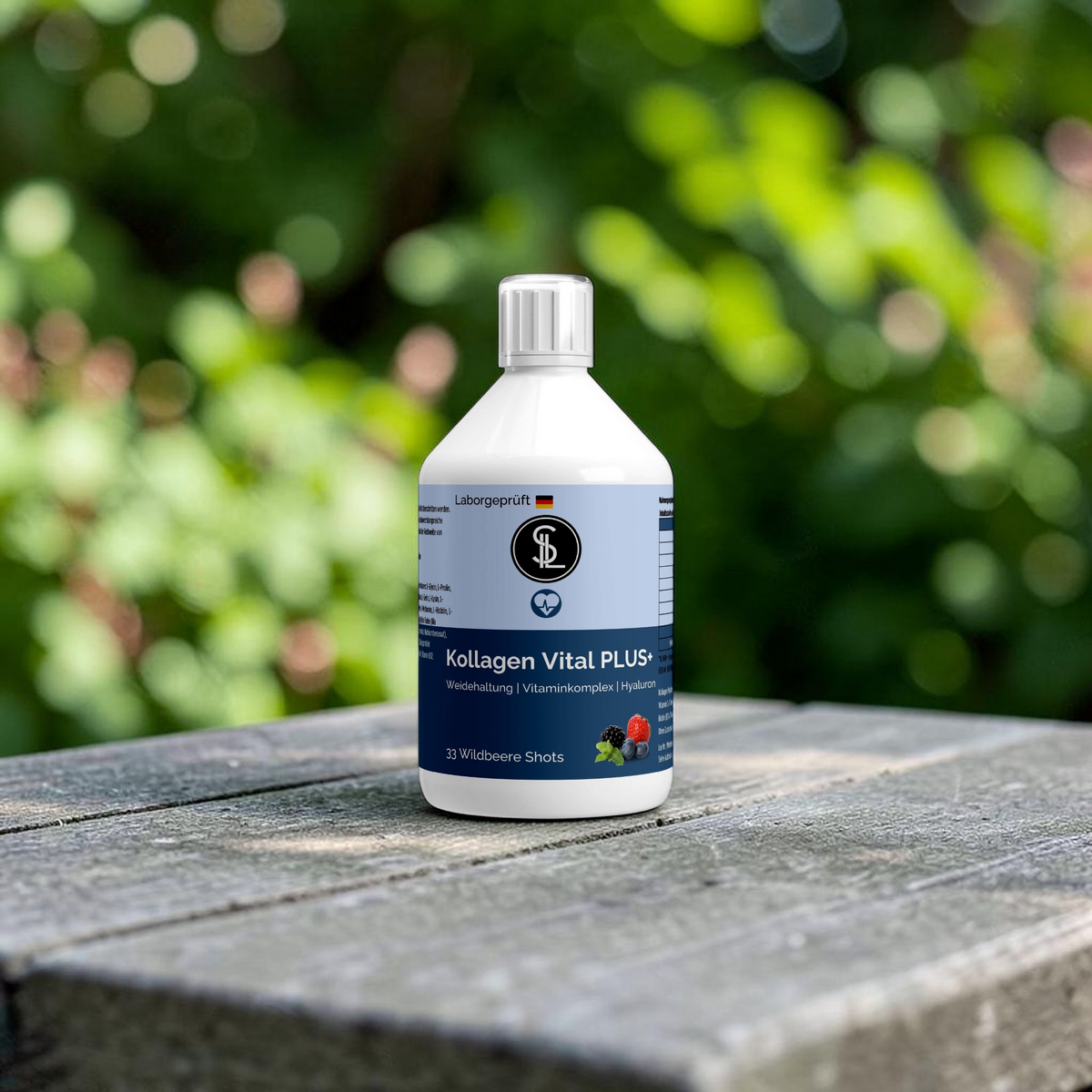 Kollagen Vital PLUS+ Shots (1500 DA) - Wild Berry - 500ml So ist Leben