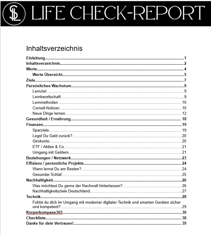 Life Checker (kostenlos) So ist Leben