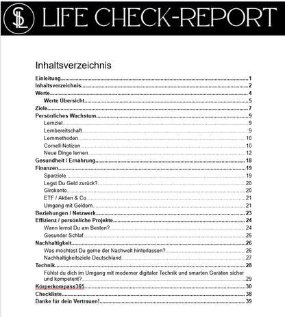 Life Checker (kostenlos) So ist Leben