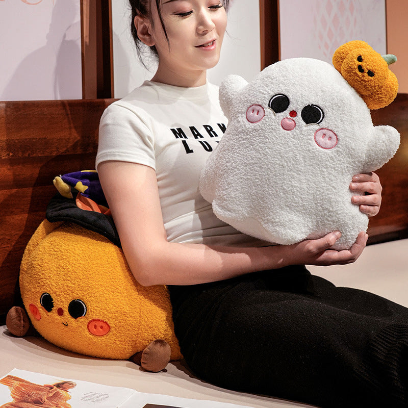 Cute Halloween Pumpkin Doll Ghost Imp Pillow Plush Toy Decoration Sofa Ornament Doll So ist Leben