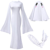 Halloween New Ghost Mother Cos Dress Lady Apricot Same Style Sexy Backless dress Stage Performance Dress for Women So ist Leben