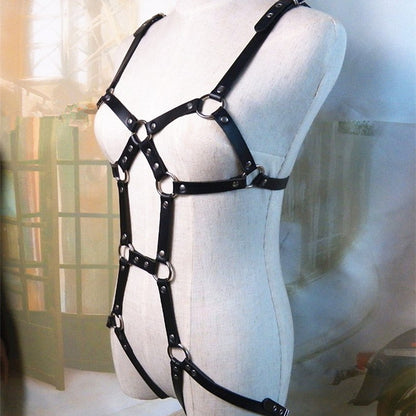 Punk Harajuku Leg Ring Bondage Belt Integrated Jewelry Belt Close-Fitting Bondage Couple Training Sex Toys So ist Leben