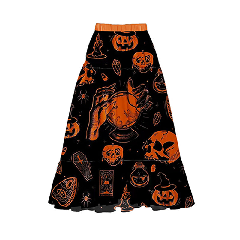 Halloween Limited Edition Swimsuit with Bows, Pumpkin Print Split Swimsuit, Cross-Border Hot Style and Sexy So ist Leben