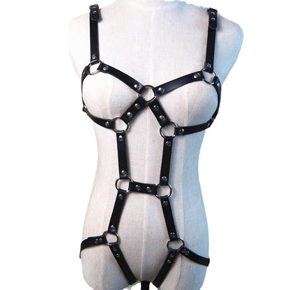 Punk Harajuku Leg Ring Bondage Belt Integrated Jewelry Belt Close-Fitting Bondage Couple Training Sex Toys So ist Leben