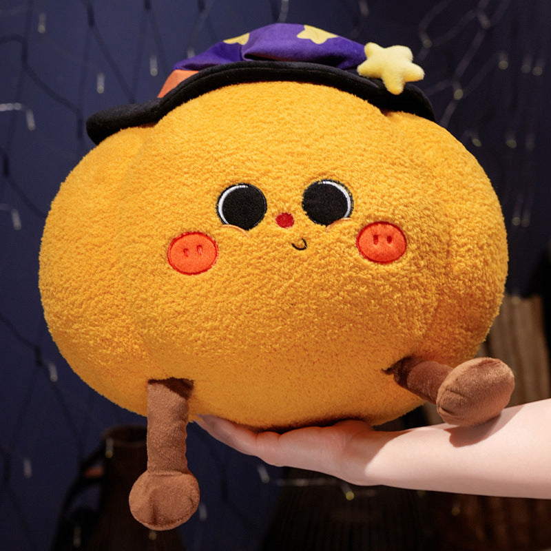 Cute Halloween Pumpkin Doll Ghost Imp Pillow Plush Toy Decoration Sofa Ornament Doll So ist Leben