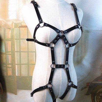 Punk Harajuku Leg Ring Bondage Belt Integrated Jewelry Belt Close-Fitting Bondage Couple Training Sex Toys So ist Leben