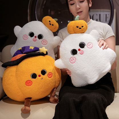 Cute Halloween Pumpkin Doll Ghost Imp Pillow Plush Toy Decoration Sofa Ornament Doll So ist Leben