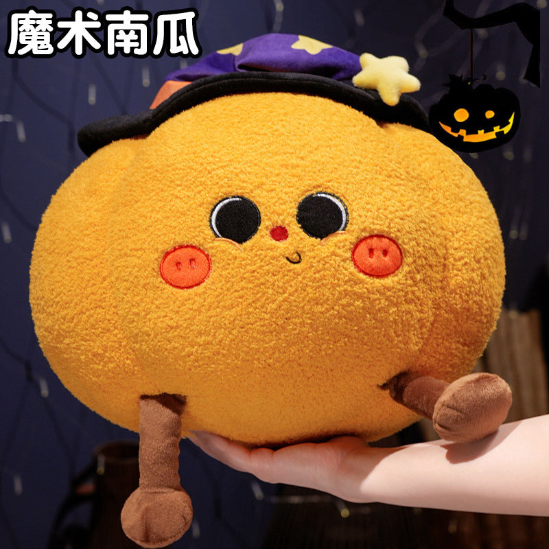 Cute Halloween Pumpkin Doll Ghost Imp Pillow Plush Toy Decoration Sofa Ornament Doll So ist Leben