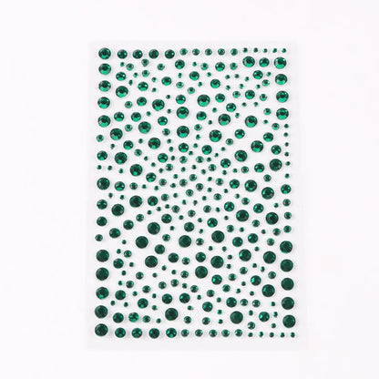 Selbstklebende Gesicht Dekoration Strass Aufkleber Musik Festival Halloween Party Telefon Kristall Aufkleber Kunst DIY Diamant Aufkleber So ist Leben
