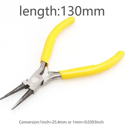 Hohe Qualität DIY Schmuck Machen Werkzeug Kits Zangen Sets Runde Nase Zange Seite Schneiden Zangen Draht Cutter Schere Perlen Pinzette So ist Leben