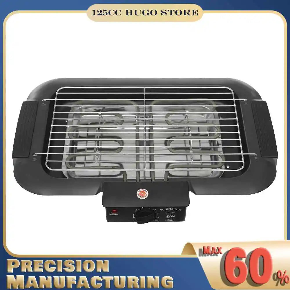 Elektrogrill, 2000 W, 6 Gänge, elektrischer Tischgrill, leichter Arbeitsplatten-Grill So ist Leben