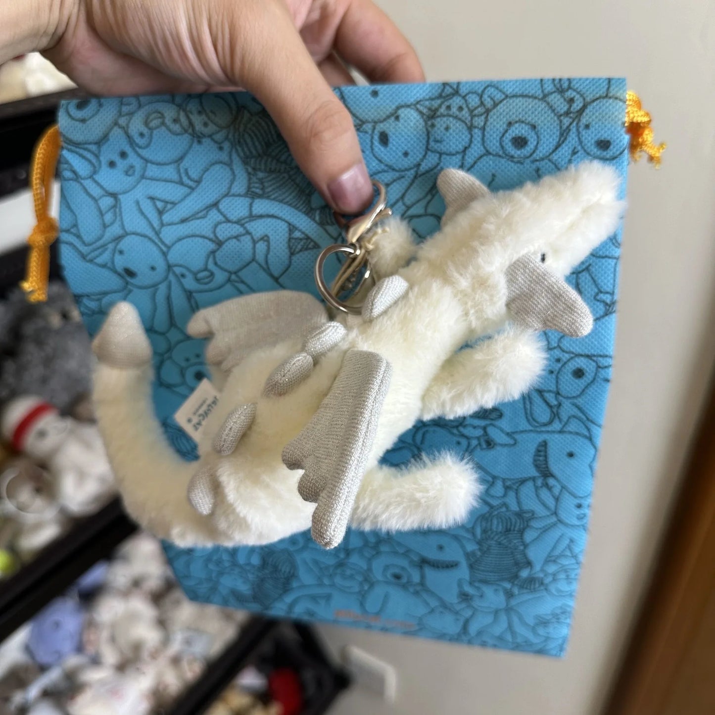 JELLYCAT Cartoon Plüschtier Schlüsselanhänger Geschenk Spaß Plüschpuppe Schlüsselanhänger Barcelona Bär Niedliche Plüschtasche Anhänger Hobbys Stofftiere So ist Leben