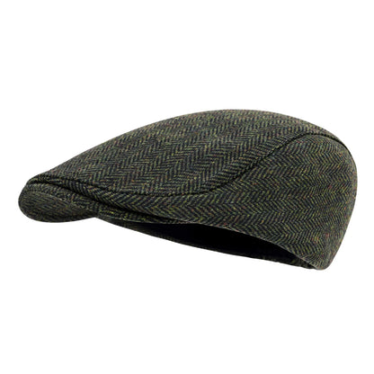 STARANCE Herren Flat Cap Wool Tweed Driving Irish Gatsby Cabbie Golf Vintage Newsboy Hat So ist Leben