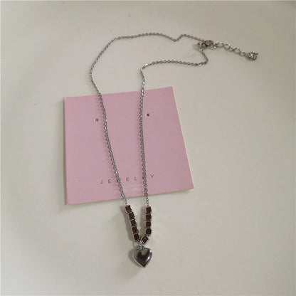 Kpop Mode einfache Stern Herz Wasser tropfen Anhänger Halsreif Schlüsselbein Kette Halskette Hals Schmuck Frauen Männer ästhetisch 2k Accessoires So ist Leben