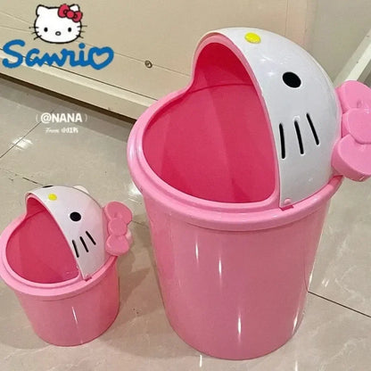 Hello‑Kitty Mülleimer aus Kunststoff im Sanrio Design - So ist Leben