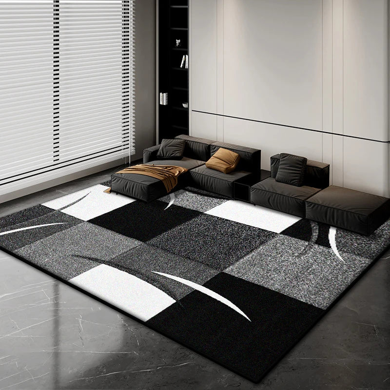 Nordic Abstract Luxury Carpet Home Decoration Living Room Fluffy Plush Rugs 200x300cm Bedroom Office Area Antiskid Floor Mats - So ist Leben