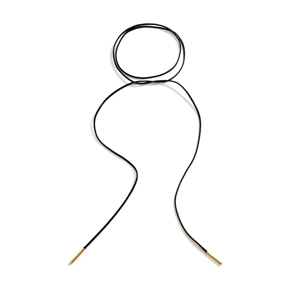 Goth sexy lange verstellbare Bowknot Seil Kette Halskette für Frauen Kpop Vintage Bogen geknotet Choker Schmuck Y2k Accessoires So ist Leben