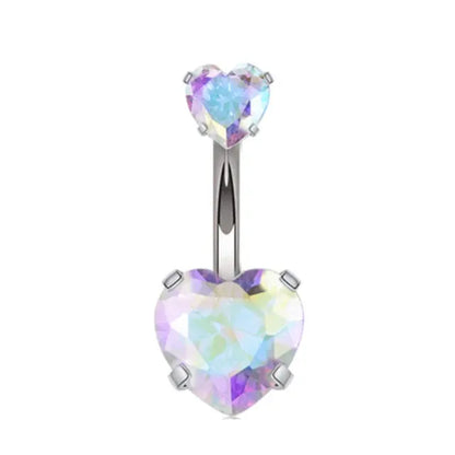 Herzförmiger Nabelring Ornament Wassertropfen 14G Bauchnabelpiercing Langhantel Anhänger Bauch Nombril Piercing Damenschmuck So ist Leben