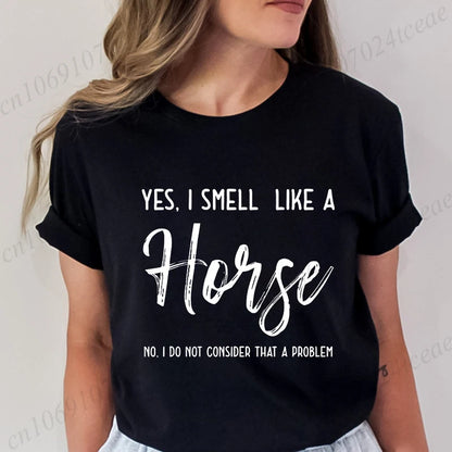 New Fashion Men Women T Shirt Horse Heartbeat Design Adults Children's Clothing Fashion Harajuku Horse Lover Tee T-Shirt Gifts So ist Leben
