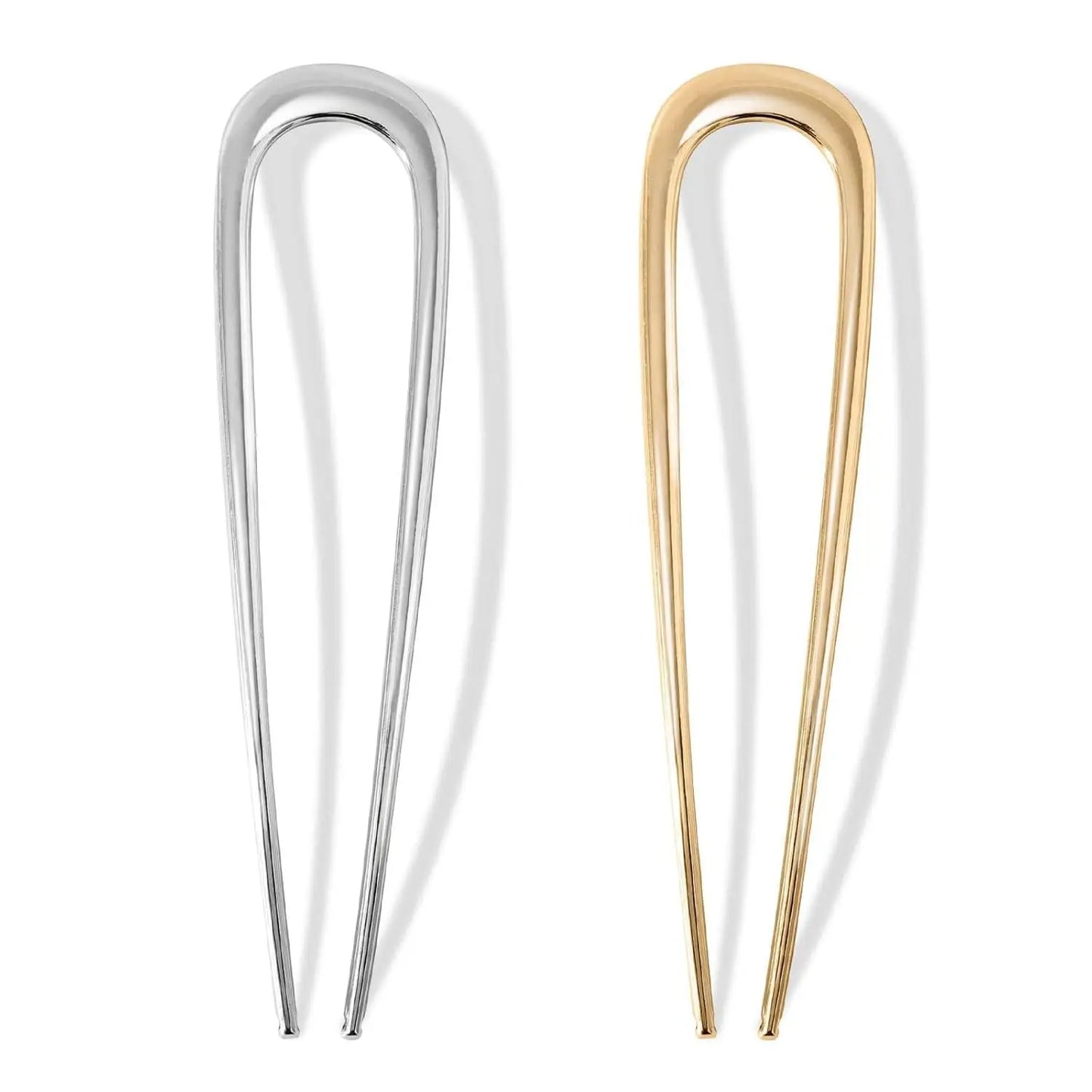 Neue Einfache U-förmige Haarnadel Metall Haar Sticks U Französisch Haar Clips Pins Modische Haar Schmuck Zubehör für Frauen Großhandel So ist Leben