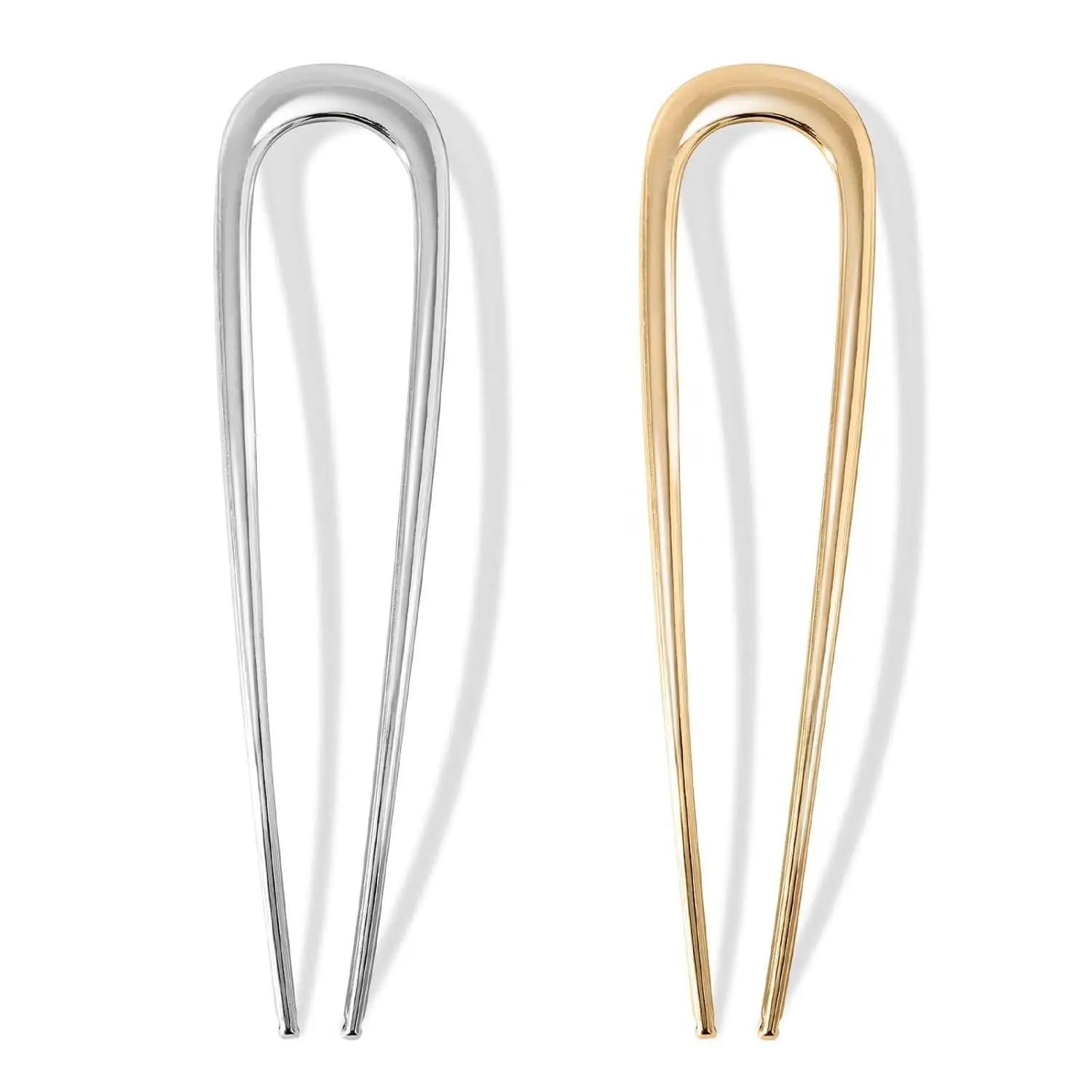 Neue Einfache U-förmige Haarnadel Metall Haar Sticks U Französisch Haar Clips Pins Modische Haar Schmuck Zubehör für Frauen Großhandel So ist Leben