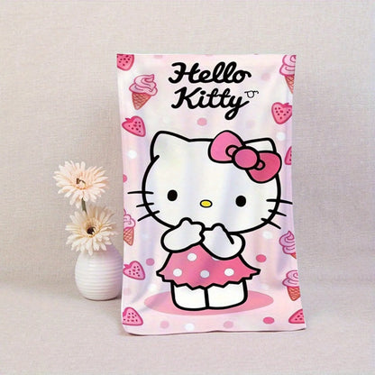 1 Mehrzweck-Handtuch mit Sanrio Hello Kitty-Motiv, fusselfrei, großes Strandtuch, kleines Küchentuch So ist Leben