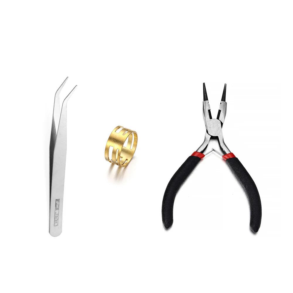 Legierung Zubehör Schmuck Erkenntnisse Set Reparatur Werkzeuge Karabinerverschluss Offene Biegeringe Ohrring Haken für DIY Schmuck Machen Liefert So ist Leben